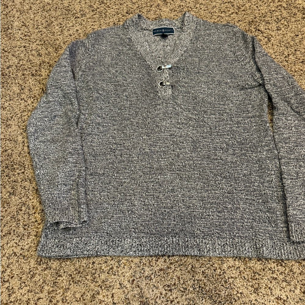 Gray heather Karen Scott size M sweater